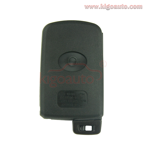 Smart key case 4 button for Toyota Silver pad