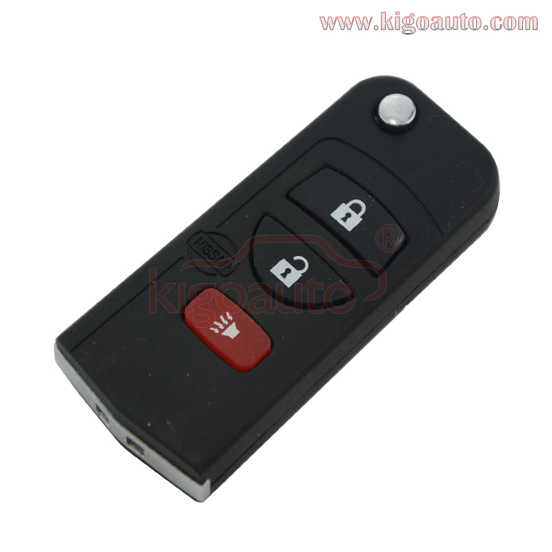 Refit flip key 3 button 315Mhz remote key for Nissan ALTIMA MAXIMA Sentra FCC KBRASTU15