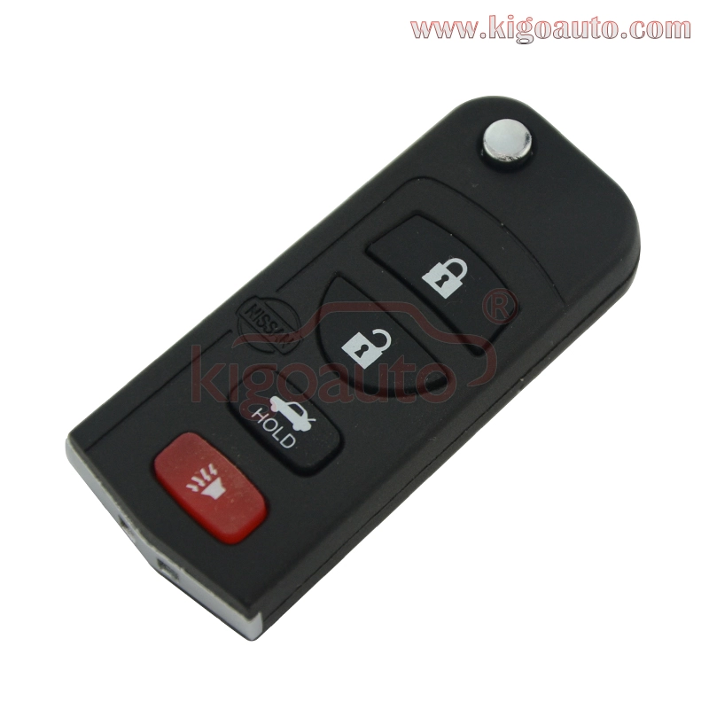 Refit flip key 4 button 315Mhz remote key for Nissan ALTIMA MAXIMA ARMADA FCC KBRASTU15