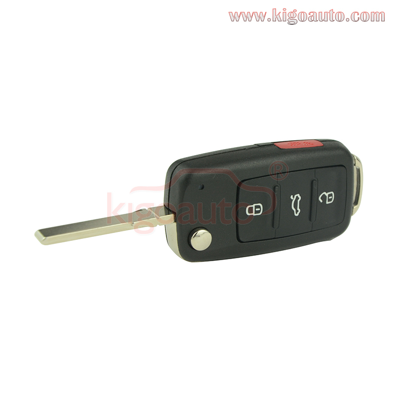 5K0837202R 315Mhz 3 button with panic HU66 blade remote key NBG010180T for VW Beetle Passat Jetta Tiguan 2014