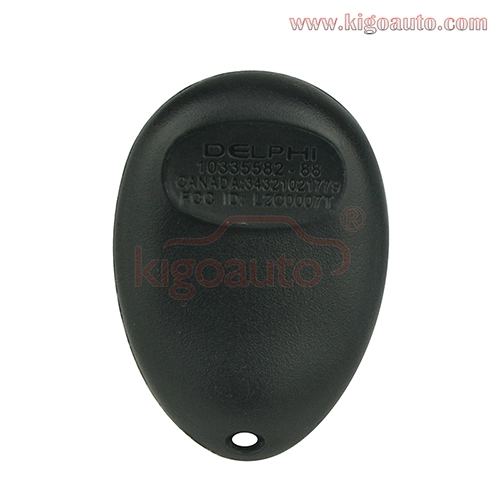 L2C0007T Remote fob case 4 button for Pontiac Montana