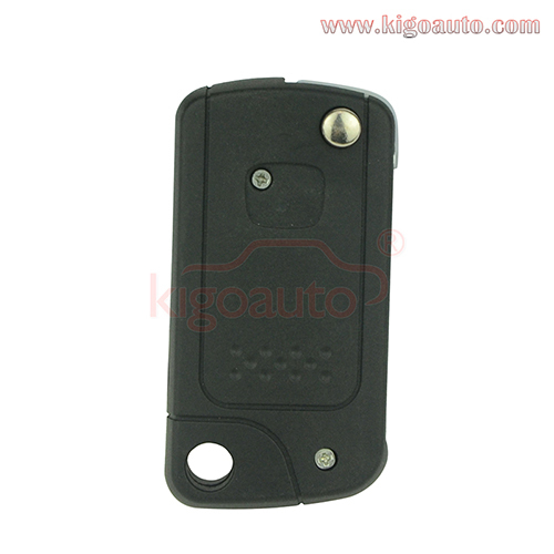 Refit flip remote car key shell 3 button for Honda