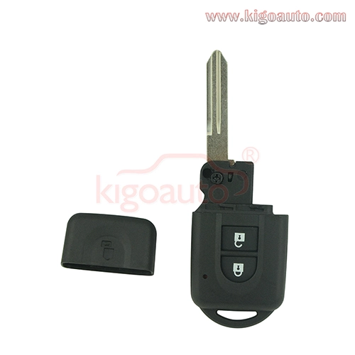 Smart Card key shell case 2 button for Nissan Micra