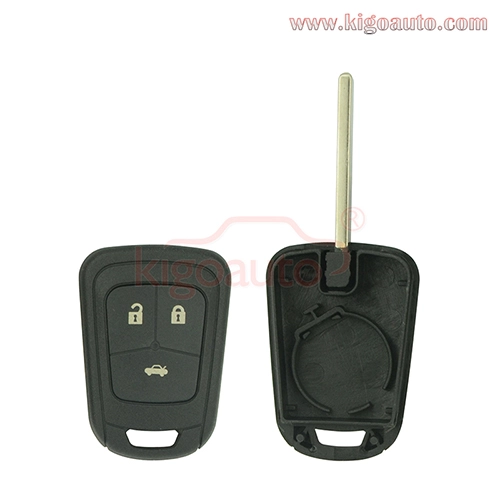 Remote key shell 3 button for Chevrolet Aveo 2011 2012 2013 2014