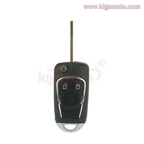 Refit key shell 2 button for Chevrolet Buick flip key case