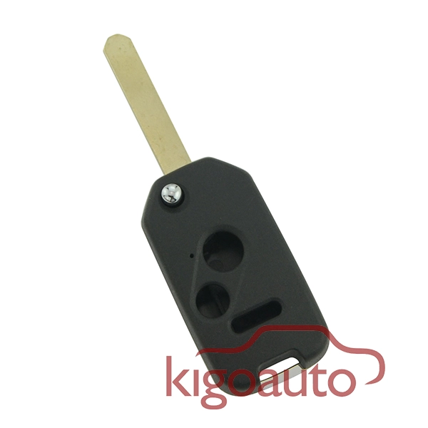 Refit key shell 2 button with panic for Honda flip key case