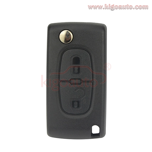 CE0523 Flip remote key 2 button VA2 blade 434Mhz ID46-PCF7941 chip ASK for Peugeot 207 307 407 807 Citroen C2 C3 C4 C5 C8