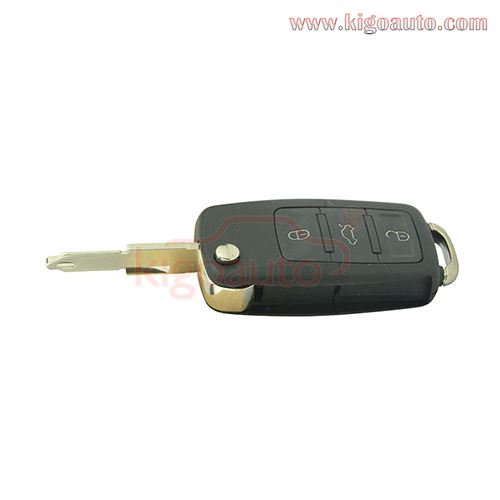 Flip key 3 button 433Mhz NE72 blade for Peugeot Citroen