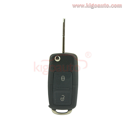 Flip key 2 button 433Mhz NE72 blade for Peugeot Citroen