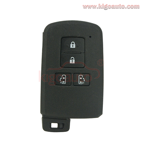 Smart key case 4 button for Toyota