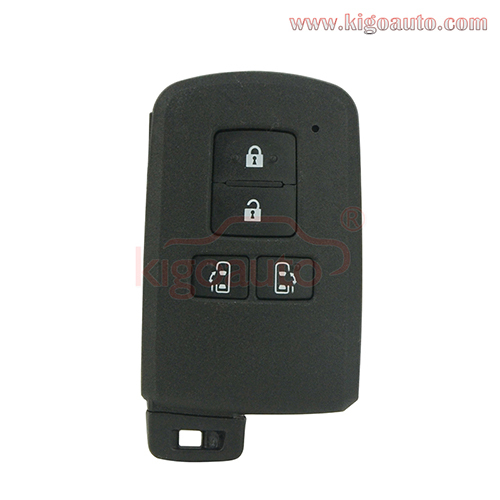 PN 89904-28561 Smart key case 4 button for Toyota Sienta Voxy  Noah Vellfire 2014-2017