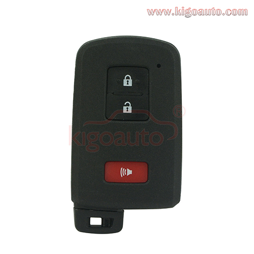 PN 89904-60D90 Smart key case 2 button with panic for Toyota Land Cruiser