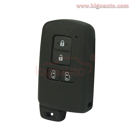 Smart key case 4 button for Toyota