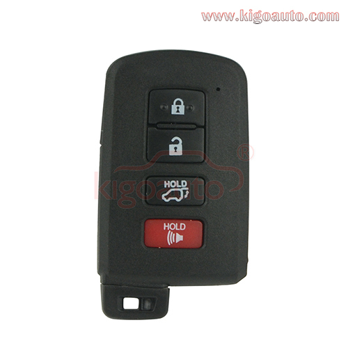 PN 89904-0R080 Smart key case 4 button for Toyota RAV4 2013-2018 FCC  HYQ14FBA