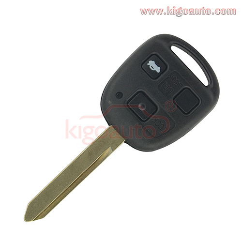 DENSO 736670-A Remote key 3 button TOY47 for Toyota Avensis 2004-2009 PN 89071-05010