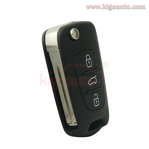 HA-T005 CE0678 Flip remote key 3 button 434Mhz for Hyundai i20 i30 Kia K5 K2