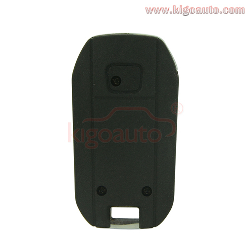 Refit flip remote car key shell 2 button with panic for Honda