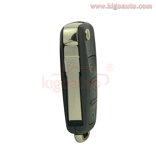 FCC 3D0 959 753 AA Flip key shell 3 button for VW Touareg 2004-2009