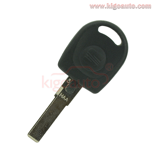 Transponder key blank for Seat Alhambra Altea Arosa Coroba Ibiza 2002-2009