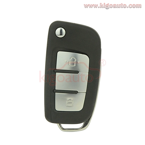 Flip key shell 2 button for Geely
