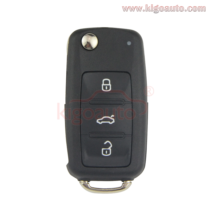 P/N 5K0 959 753 AB 5K0837202AD Remote key 3 button HU66 434Mhz 5K0 837 202 AD for 2012 VW Passat Polo Golf Jetta Beetle Tiguan