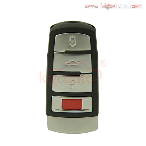 FCC NBG009066T smart key shell 4 button for Volkswagen Passat CC 2010 2011 2012