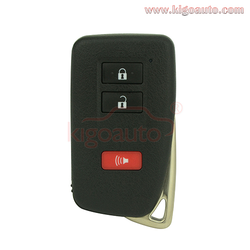 smart key case 2 button with panic for Lexus,Lexus