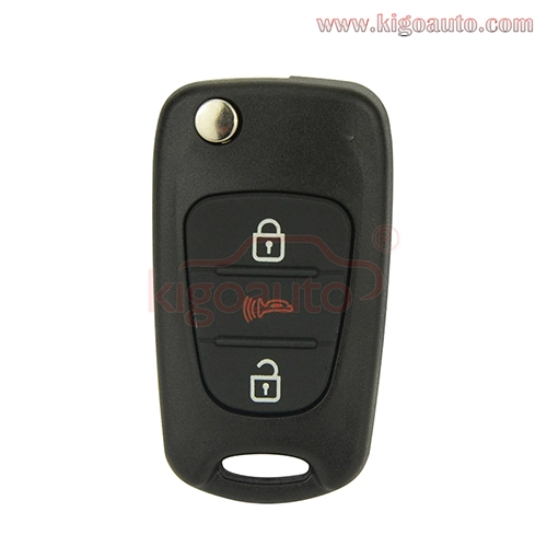 FCC NYOSEKSAM11ATX Flip key shell 3 button for Hyundai Kia Sportage Soul Rio 2010-2014