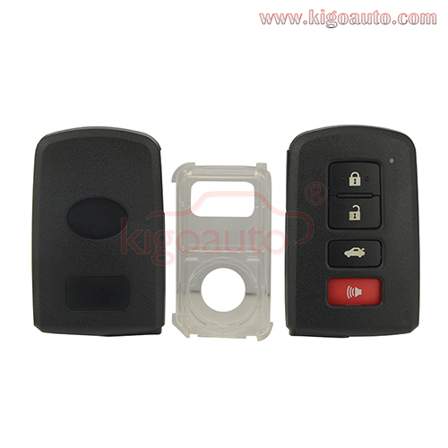 PN 89904-33450 Smart key case 3 button with panic for Toyota Camry 2013 2014 2015