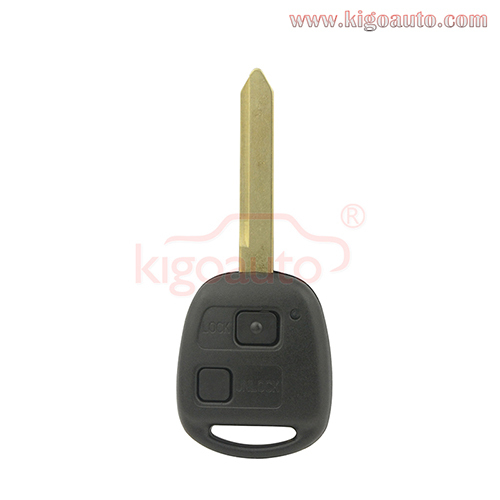 DENSO 89070-0D090 Remote key 2 button 433mhz TOY47 blade for Toyota Avensis Yaris Auris 2006-2011