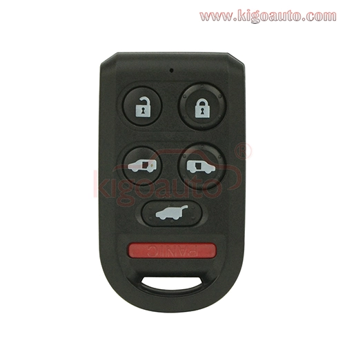 Remote Fob shell case 6 button for Honda Odyssey 2005 - 2010