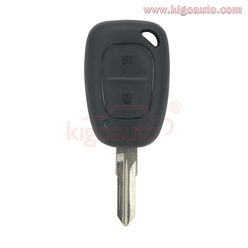 Remote key 434Mhz 2 button VAC102 blade for Renault Traffic Kangoo 2003-2007
