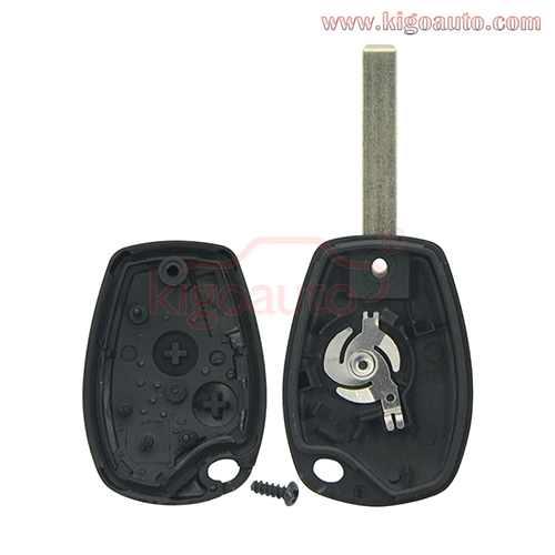 Remote key shell 2 button VA6 blade for Renault Clio Modus Twingo Kangoo Master 2006-2012