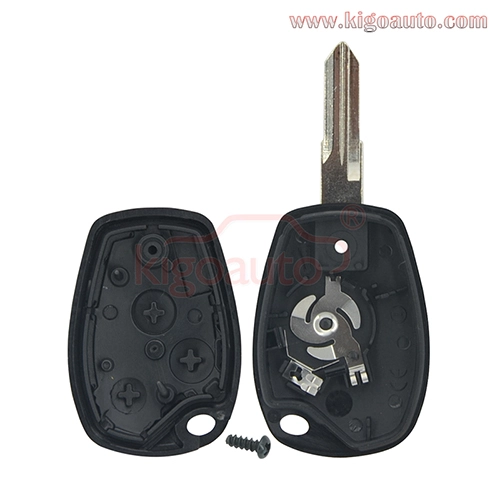 Remote key shell 3 button VAC102 blade for Renault Clio Modus Kangoo 2006-2012