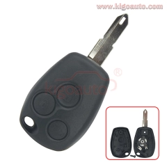 Remote key shell 3 button NE72 for Renault Clio III Kangoo II Master Modus 2006-2012