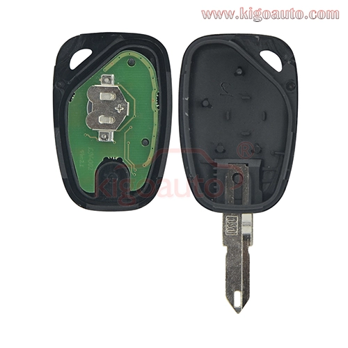 Remote key 433Mhz 2 button NE73 blade ID46-PCF7946 chip ASK for Renault Master Trafic 2002-2014