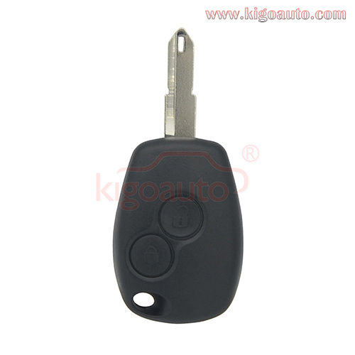 Remote key 2 button NE72 blade 434Mhz PCF7946/PCF7947 ASK for Renault Clio III Kangoo II Master Modus 2006-2010