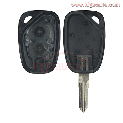 Remote key shell 2 button VAC102 blade for Renault Traffic Kangoo 2003-2007