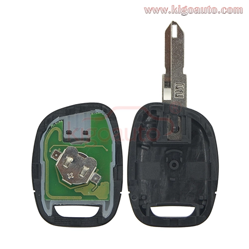 Remote key 434Mhz 1 button PCF7946 ASK NE72 blade for Renault Clio Kangoo 2001-2008