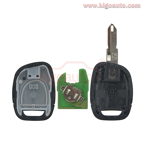 Remote key 434Mhz 1 button PCF7946 ASK NE72 blade for Renault Clio Kangoo 2001-2008