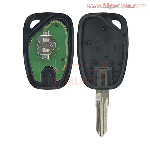 Remote key 434Mhz 2 button VAC102 blade for Renault Traffic Kangoo 2003-2007