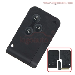 Smart key card case shell 3 button for Renault Megane II Megane 2 Scenic II Grand Scenic II 2003 2004 2005 2006 2007 2008