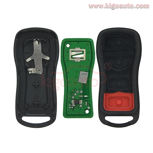 FCC KBRASTU15 Remote fob 4 button 315Mhz 434mhz for Nissan 350Z Altima  Armada Maxima Quest 2002-2009 PN 28268-C991A