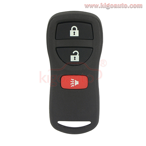 FCC KBRASTU15 Remote fob 3 button 315Mhz 434mhz for Nissan Frontier Murano Pathfinder Titan 2002-2005 control key