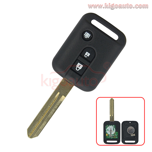 Remote key 3 button 315Mhz for Nissan 350Z Navara Pathfinder Micra Almera Note X-Trial Qashqai