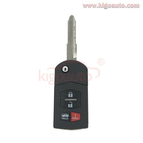 FCC BGBX1T478SKE12501 Flip remote key 4 button 315Mhz for Mazda 3 6 MX-5 Miata 2010 2011 2012 2013  SKE12501