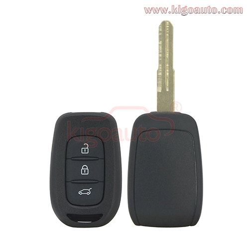 3 Button Remote Key shell For 2016 2017 Renault Duster Sandero Kwid