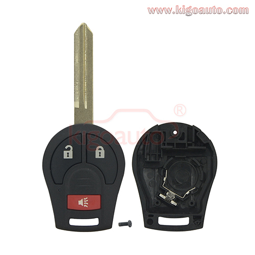 Remote key shell 2button with panic for Nissan Altima Maxima Murano