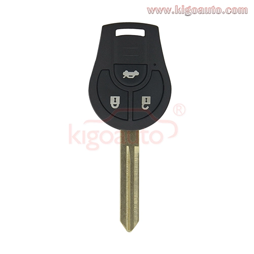 Remote key shell 3 button for Nissan 350Z Sentra Maxima Armada Altima 2002-2015