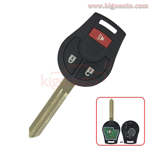 P/N H0561-C993A Remote key 3 button 315Mhz with 46 chip for Nissan Altima Maxima Murano FCC CWTWB1U751